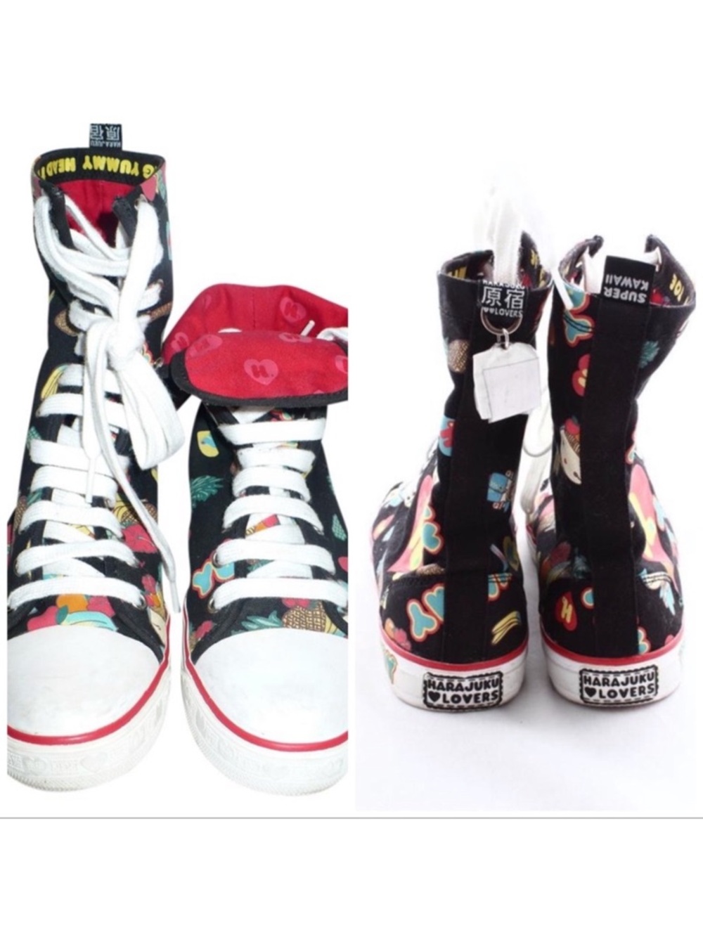 Harajuku Lovers YUMMY Hightop sneakers 👟